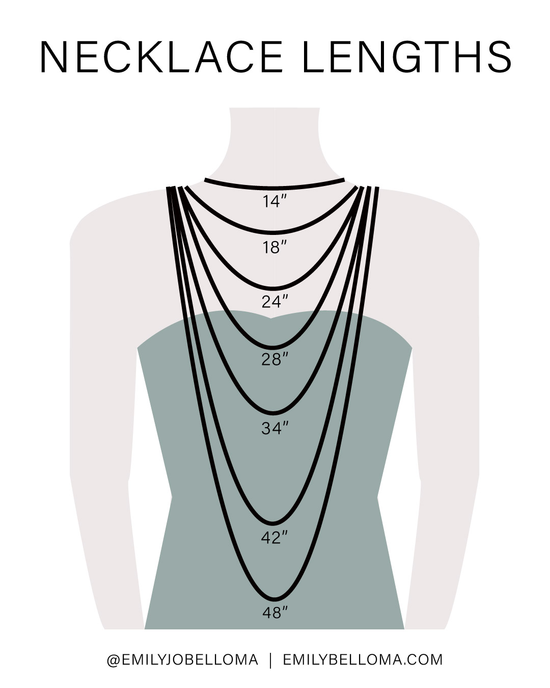 Guide On How To Layer Necklaces - EMILY BELLOMA